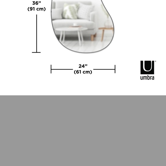 Umbra Hubba Pebble Mirror - Picture 5 of 5